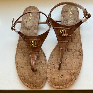 Ralph Lauren Leather sandals Brand New